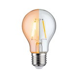 Ampoule LED à culot E27 moitié blanc chaud moitié blanc froid, lampe économique