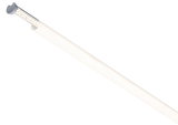 Slim white LED light with transparent head for modern indoor lighting solutions