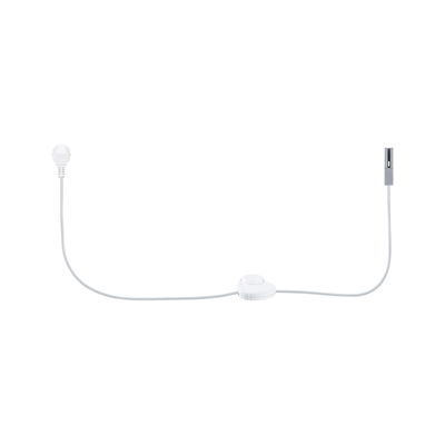 Hvid forlængerledning med kontakt og eurostik til fleksible belysningsløsninger