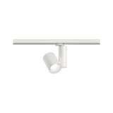 Hvid metal LED-spot til skinnesystemer, moderne justerbar spot til accentbelysning