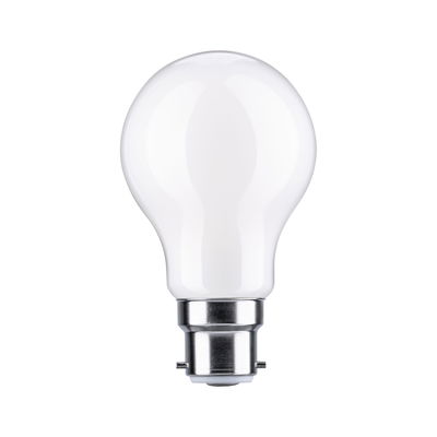 Witte LED-lamp met metalen fitting, energiezuinige verlichtingsoplossing voor thuis
