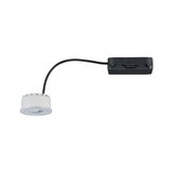 Kleines weißes LED-Modul mit schwarzem Kabel und Anschluss für flexible Beleuchtungslösungen