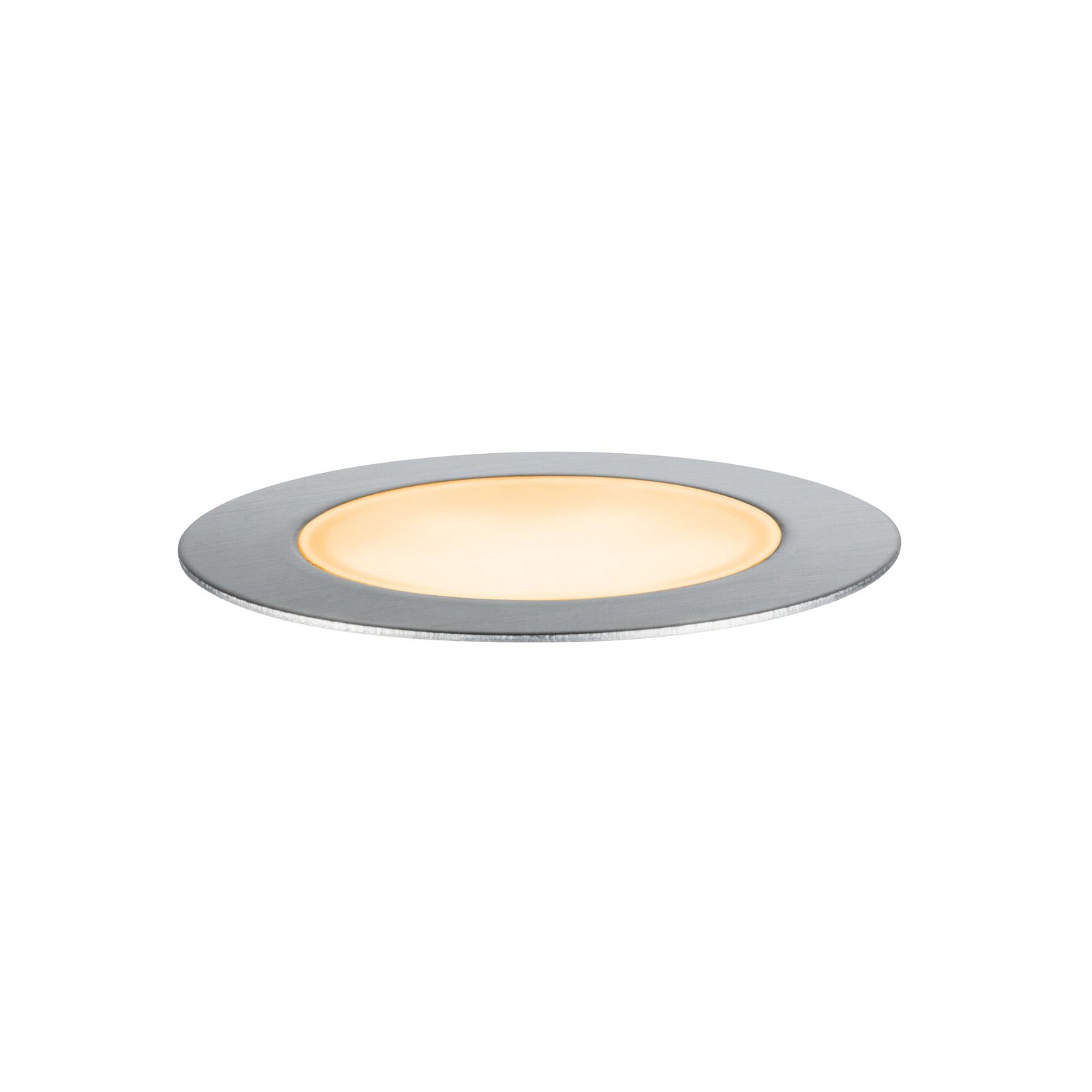 Plug & Shine LED Recessed floor luminaire Floor Single luminaire Insect-friendly IP67 2200K 2W Silver