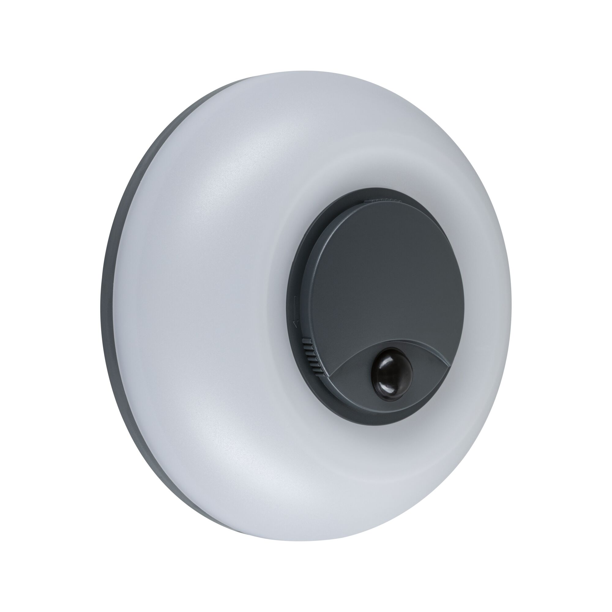 Applique d'extérieur LED Aureva incl. détecteur de mouvement IP65 rond 220mm 2200 - 4000K 20,5W 1630lm 230V Anthracite/Blanc Polycarbonate