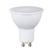 Ampoule LED réflecteur blanche avec culot GU10 en plastique pour éclairage économique
