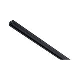 Schwarze Aluminium-Schiene für LED-Schienensysteme, modernes Design für flexible Beleuchtungslösungen