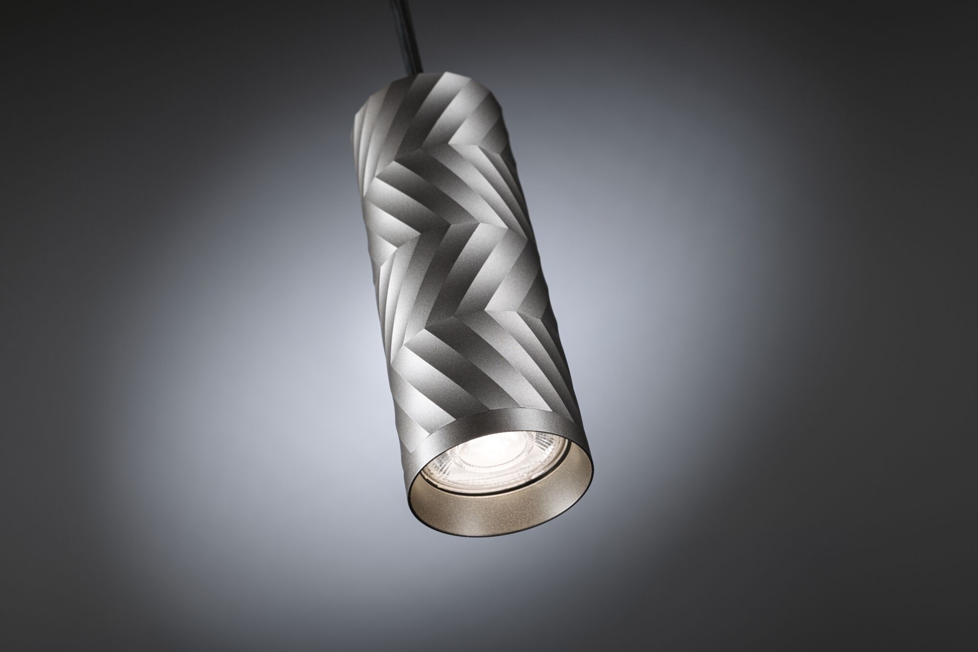 Hanglamp Loreva GU10 max. 10W Titaanium Metaal