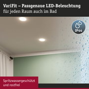 VariFit LED-Einbaustrahler mit IP44 Schutz, spritzwassergeschützt und rostfrei für Badezimmerbeleuchtung