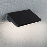 Schwarze LED-Wandleuchte aus Metall mit nach unten gerichteter Beleuchtung für moderne Innenräume