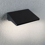 Schwarze LED-Wandleuchte aus Metall mit nach unten gerichteter Beleuchtung für moderne Innenräume
