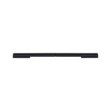 Black slim metal LED bar for modern indoor lighting solutions with energy-efficient design