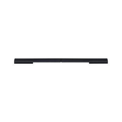 Black slim metal LED bar for modern indoor lighting solutions with energy-efficient design