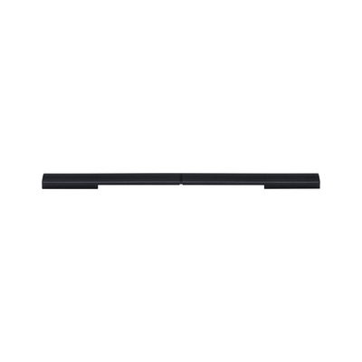 Black slim metal LED bar for modern indoor lighting solutions with energy-efficient design