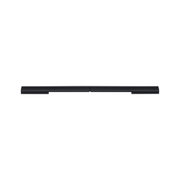 Black metal LED light bar for modern room lighting and accent illumination