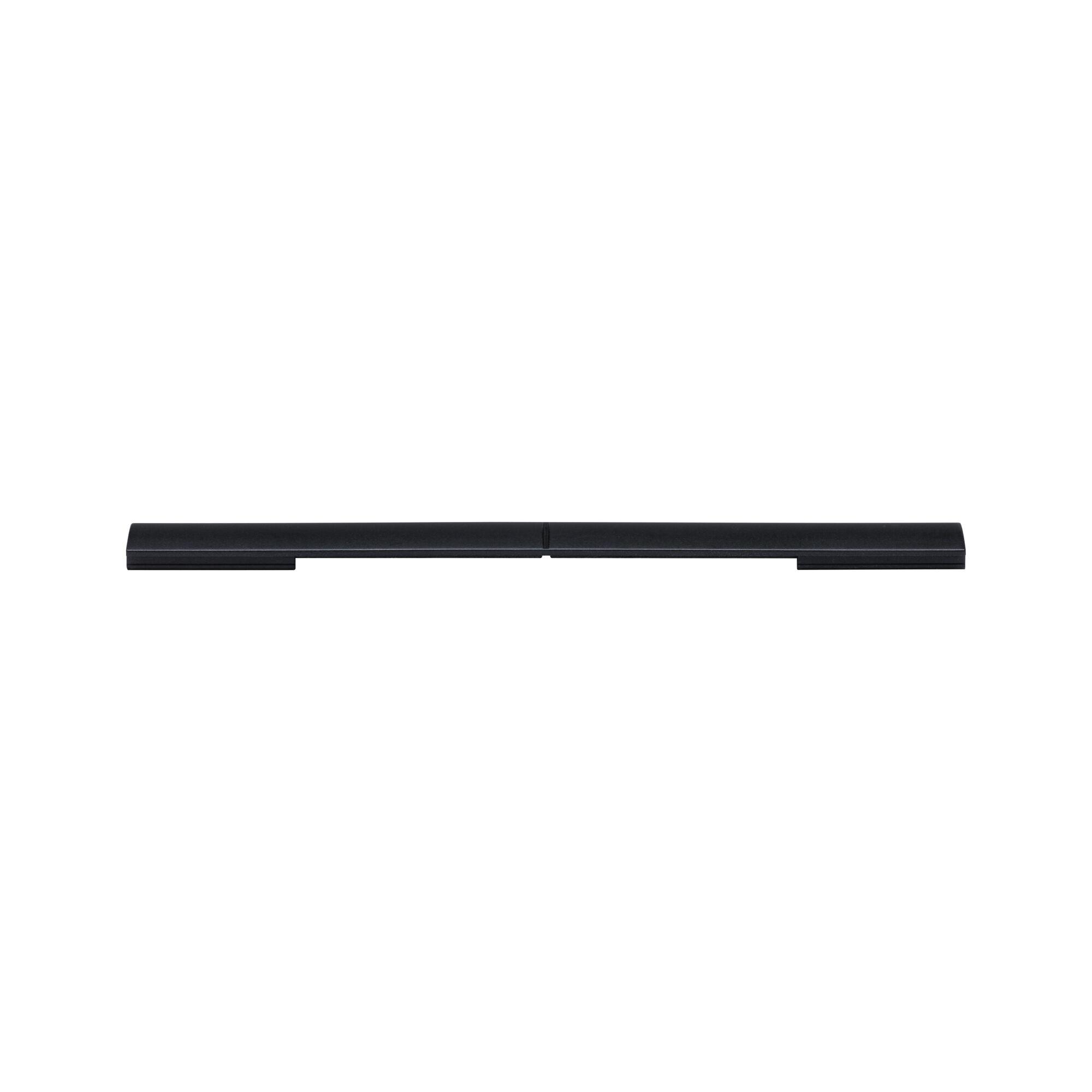 Black metal LED light bar for modern room lighting and accent illumination
