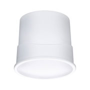 Ronde witte LED-inbouwarmatuur van kunststof voor moderne binnenverlichting
