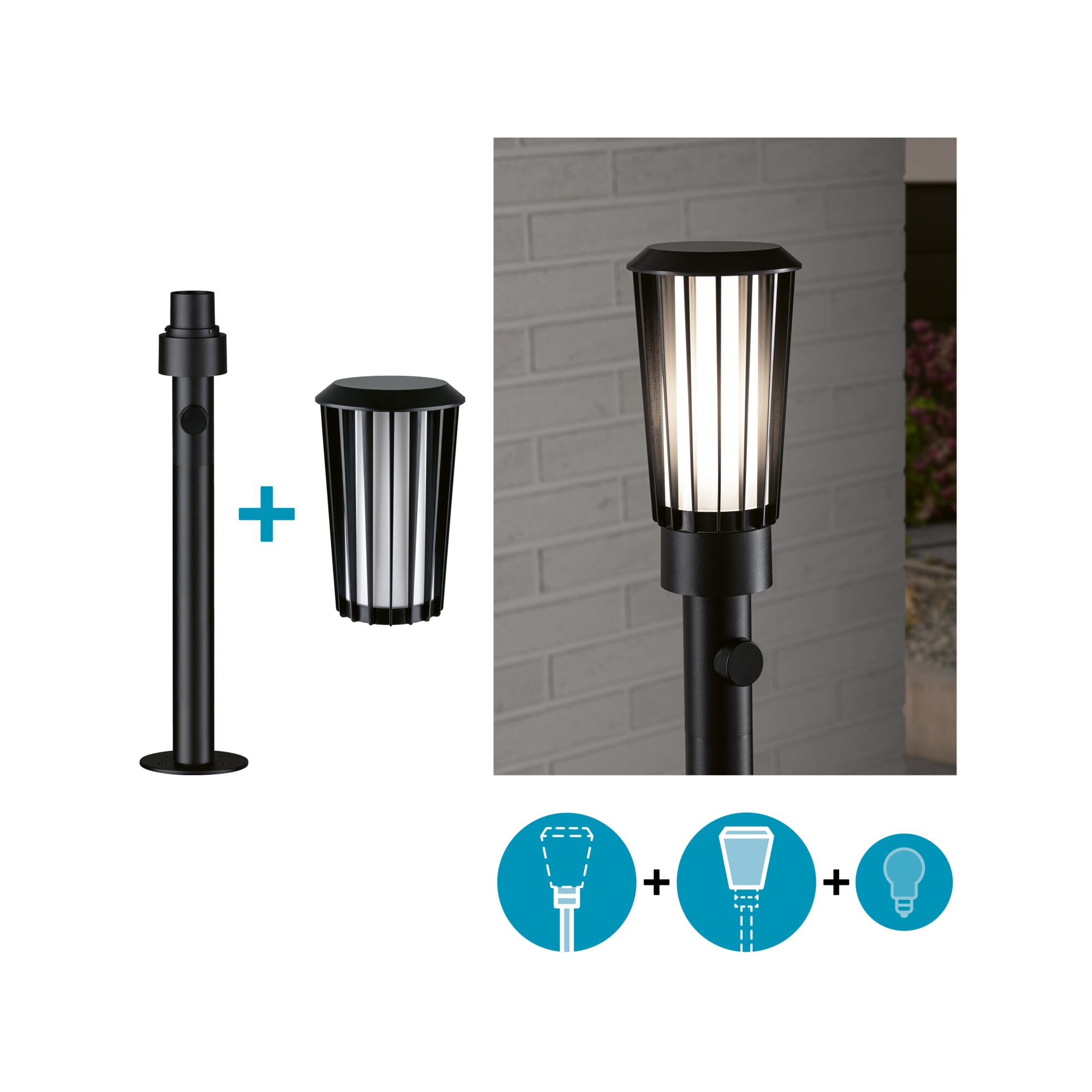 Set ModuShine Poller Trivana Klein ohne Sensor Anthrazit