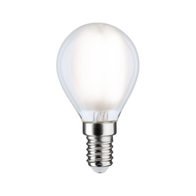 Kleine LED-Glühbirne mit transparentem Glas und E14-Fassung für energiesparende Beleuchtung