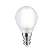 Kleine LED-Glühbirne mit transparentem Glas und E14-Fassung für energiesparende Beleuchtung