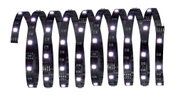 Zwarte LED-strip met witte lampjes voor flexibele verlichting en decoratie