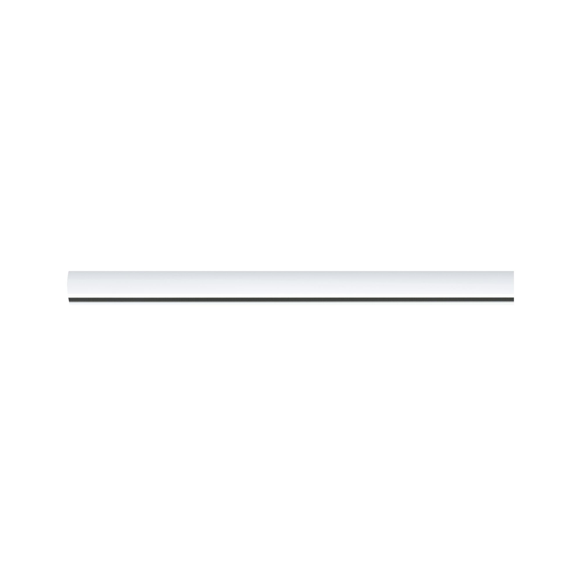 Slim white LED light made of plastic for modern indoor lighting and energy-efficient room illumination