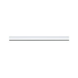 Slim white LED light made of plastic for modern indoor lighting and energy-efficient room illumination