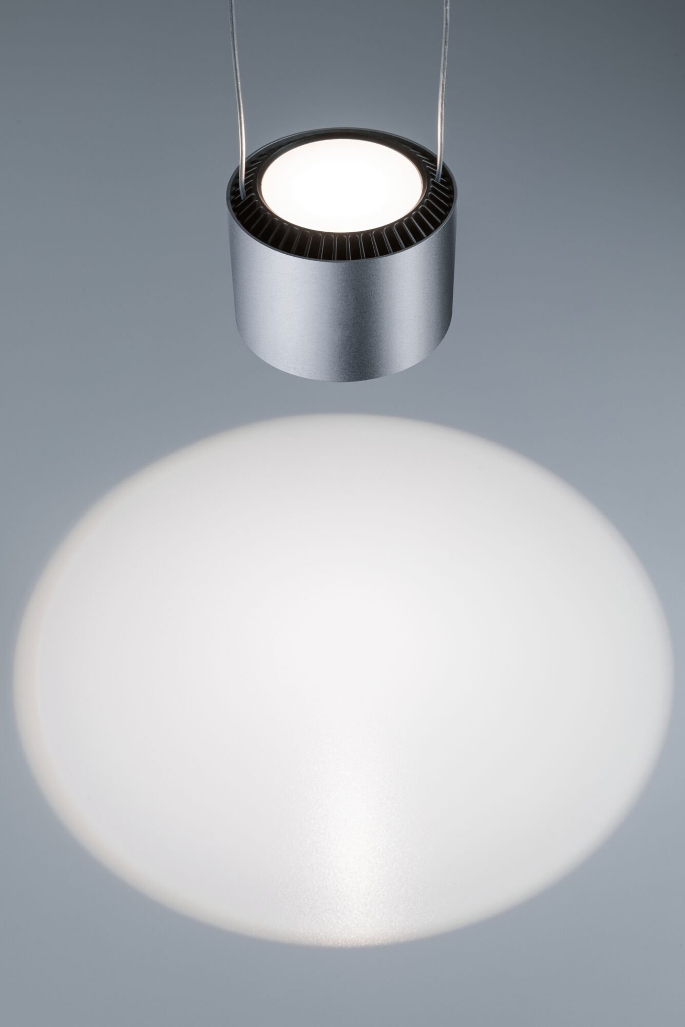 URail LED-pendel Aldan 930lm / 530lm 8,5 / 1x4,5W 4000K dimbaar 230V Chroom mat/Zwart