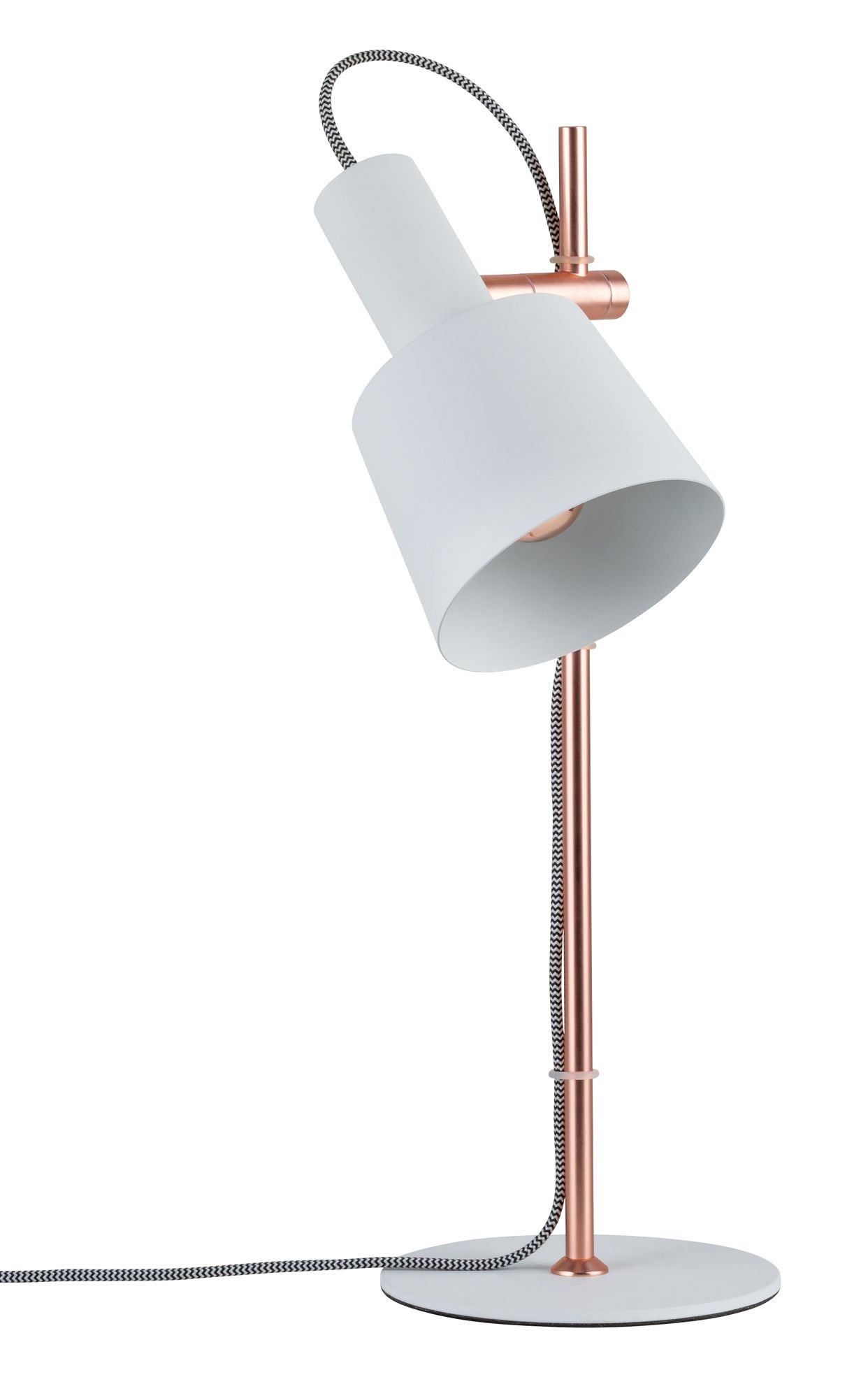 Neordic LED-tafellamp Haldar E14 max. 20W Wit/Koper mat Metaal