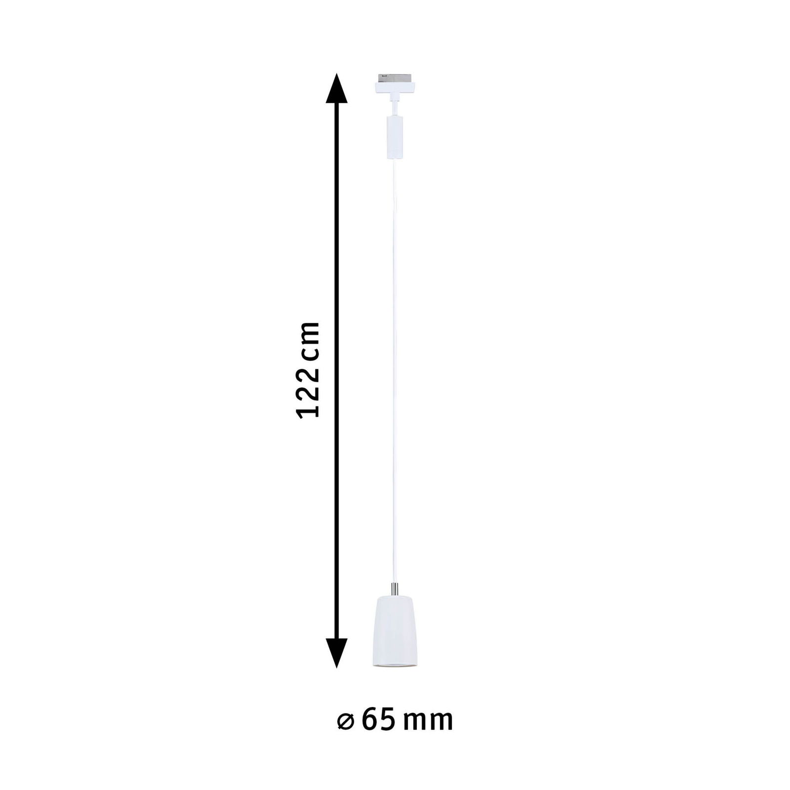 URail Pendel Cover GU10 max. 10W dæmpbar 230V Signal hvid