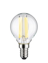 LED-pære med klart glas og E14-fatning, varm hvid belysning til energibesparende brug