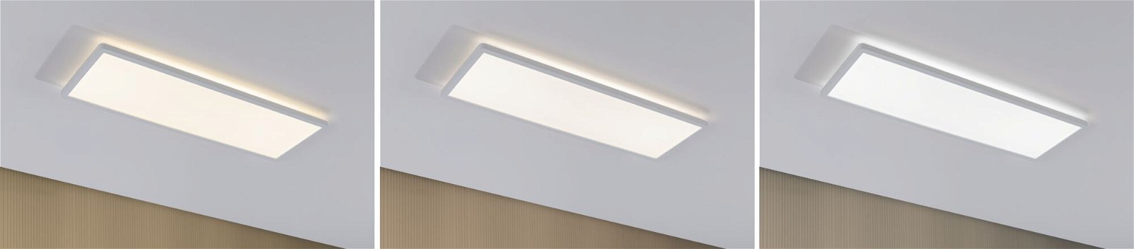 LED Panel Atria Shine Backlight eckig 580x200mm 22W 1800lm White Switch Weiß