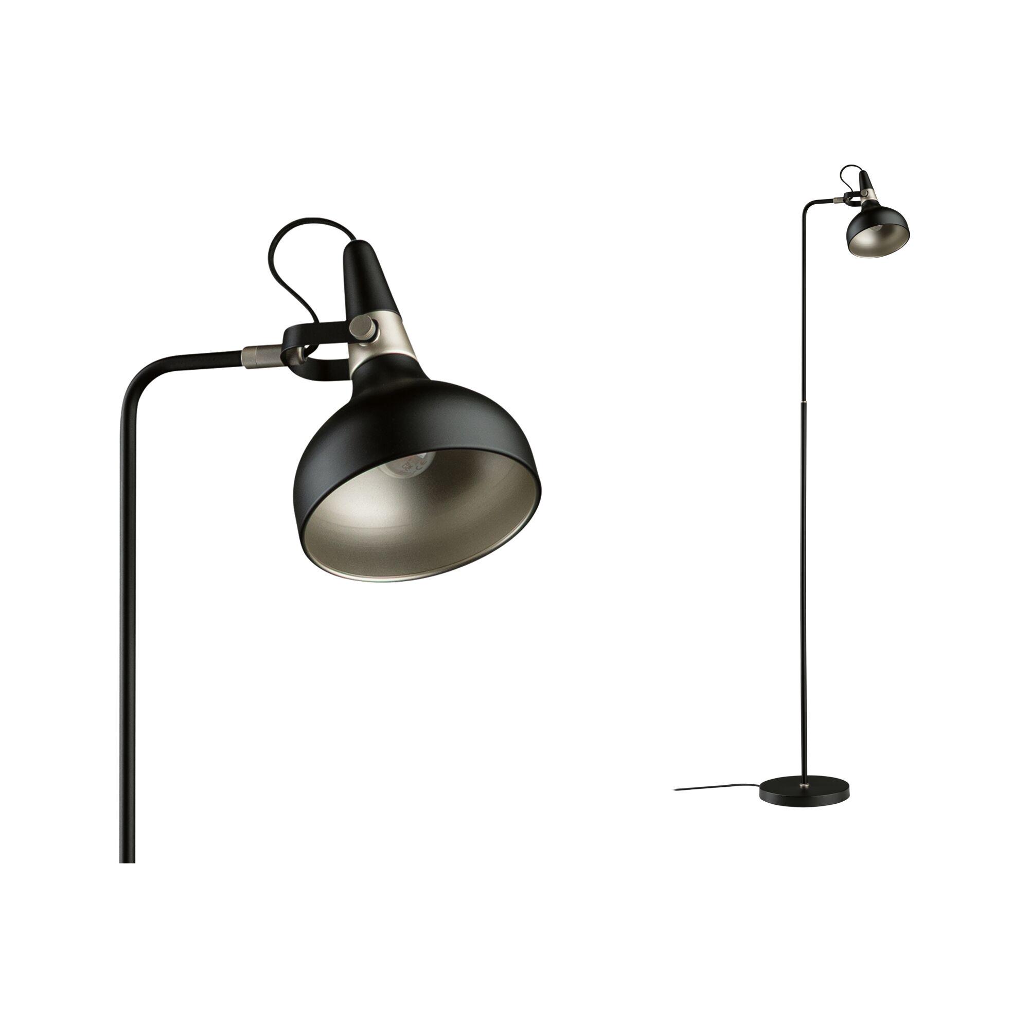 Floor lamp Juna E14 max. 20W Black matt/Champagne Metal Floor lamp Juna E14 max. 20W Black matt/Champagne Metal