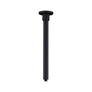 Black metal ceiling extension for LED lights, minimalist design for modern lighting solutions