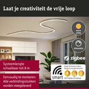 Modern LED-plafondlicht in warm wit met dimbare functie voor slimme woonverlichting