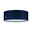 Plafondlampen Mari E27 230V max. 2x20W dimbaar Blauw Ronde plafondlamp met donkerblauwe stoffen kap en witte diffuser voor moderne verlichting