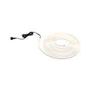Flexibele warmwitte LED-strip met zwarte kabel voor veelzijdige verlichting