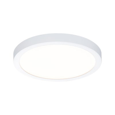 Runde weiße LED-Deckenleuchte aus Kunststoff mit energiesparender Beleuchtung für Wohnräume