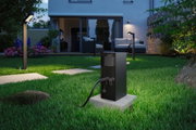 Plug & Shine Contactdooszuil Rio met transformatoren IP44 Antraciet