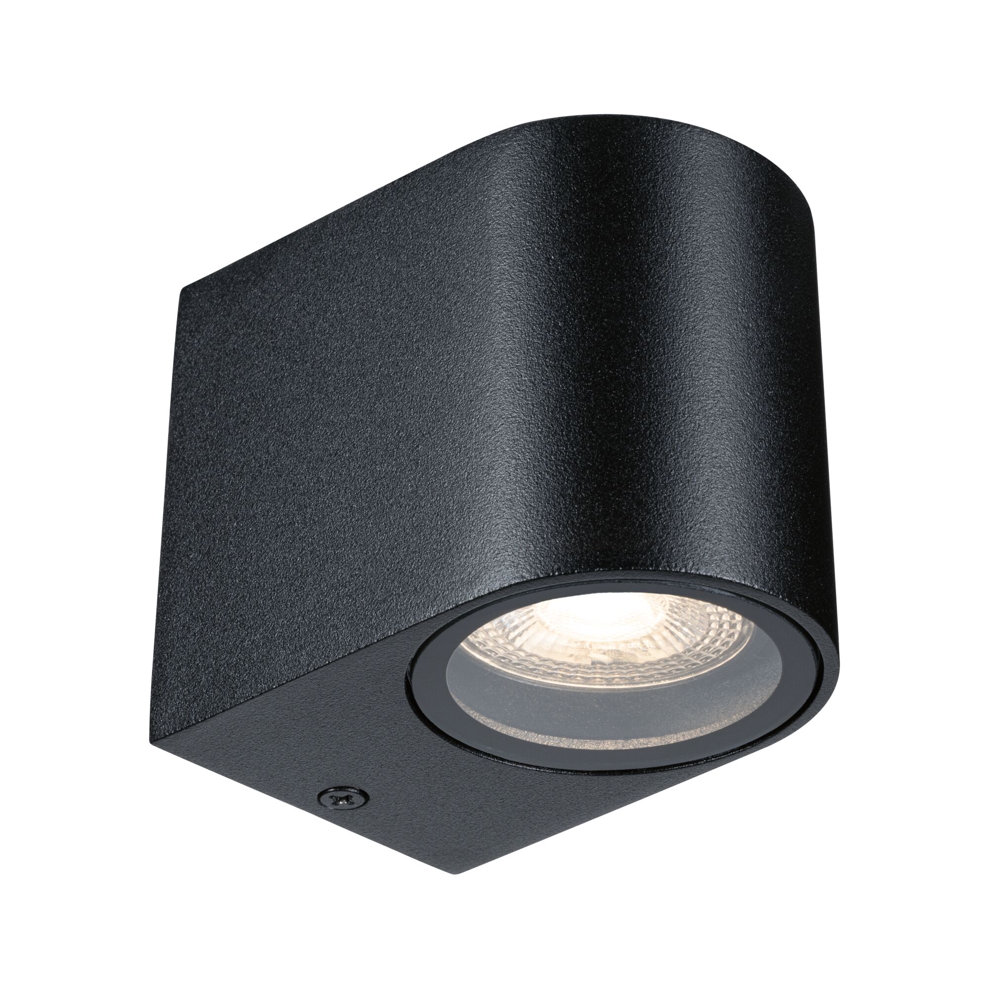Wandlamp Perugia IP44 GU10 230V max. 10W Zwart mat
