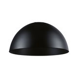 Halbrunde schwarze Metall-Lampe mit mattem Finish für moderne Innenbeleuchtung