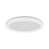 Rundt hvidt LED-loftpanel i plastik til energieeffektiv rumbelysning