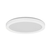 Rundes weißes LED-Deckenpanel aus Kunststoff für energiesparende Raumbeleuchtung