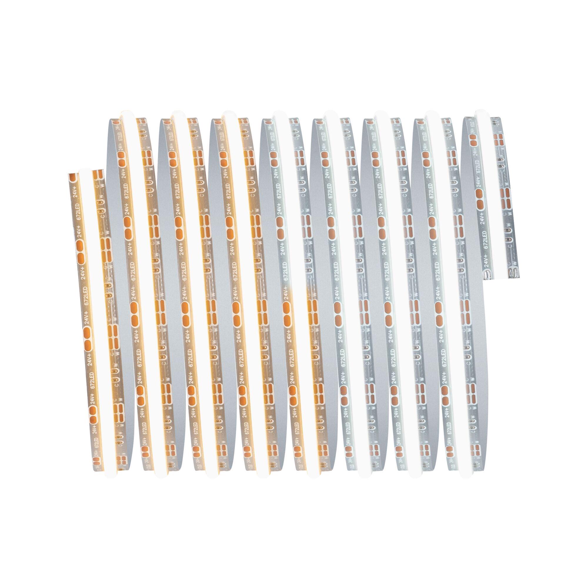 Flexible warm white 24V LED strip light for versatile lighting applications and decoration
