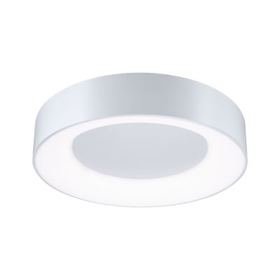 Rund hvid LED-loftslampe med moderne design og energibesparende belysning til opholdsrum