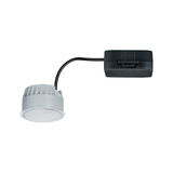 Compact white LED recessed spotlight with black cable for modern indoor lighting solutions