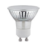 Ampoule LED réflecteur avec culot GU10 en argent et blanc pour éclairage économique