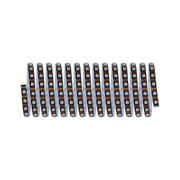 Flexible LED light strips with black circuit boards and white LEDs for versatile lighting solutions