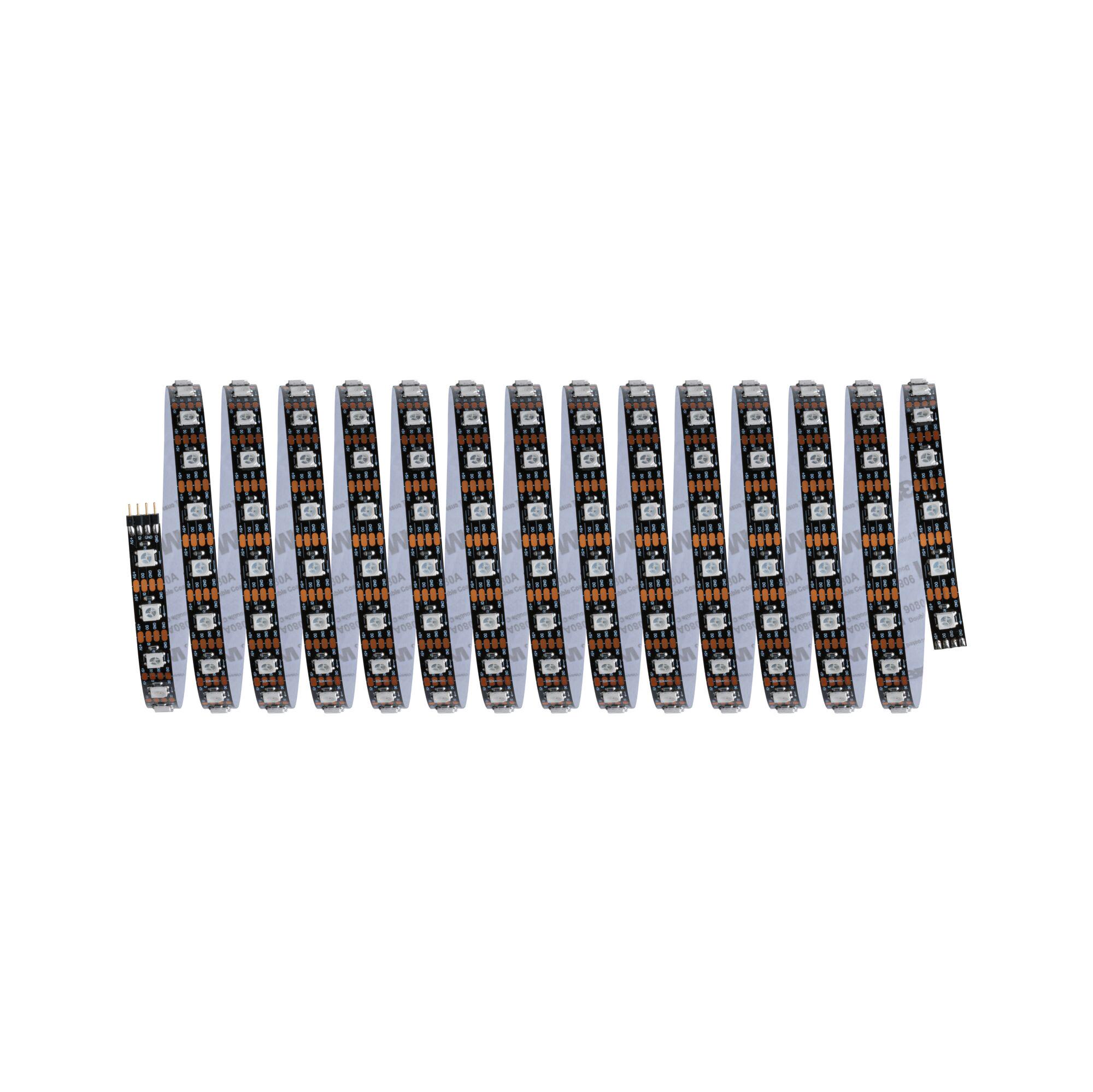 Flexible LED light strips with black circuit boards and white LEDs for versatile lighting solutions