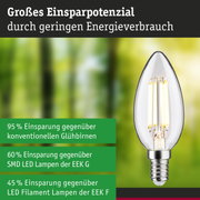 Efficient-Line Filament 230V LED Kerze E14 525lm 2,5W 3000K Klar