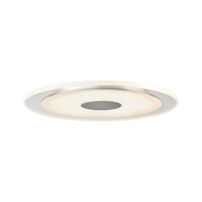Runde LED-Deckenleuchte in Weiß mit Diffusor aus Kunststoff für modernes Raumlicht